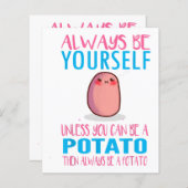 Papier Mignonne toujours être toi-même à moins que la pom (Devant / Derrière)