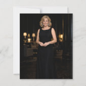 Papier Milestone gold photo birthday invitation (Dos)