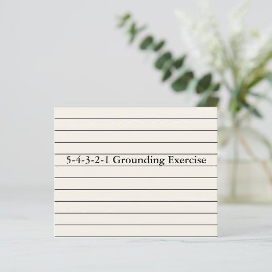 Papier Mindfulness Practice Flashcard Academic Planner (Debout devant)
