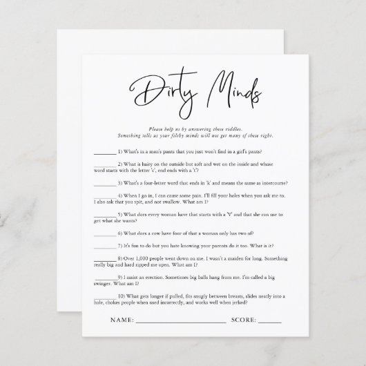 Papier Mineurs | Jeu de Fête des mariées (Devant / Derrière)