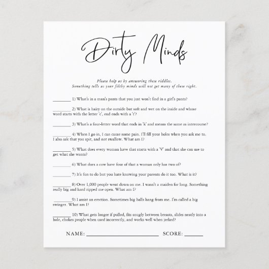 Papier Mineurs | Jeu de Fête des mariées (Devant)