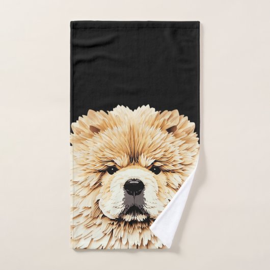 PAPIER MIRAGE Crème Chow (Serviette à main)