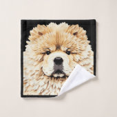 PAPIER MIRAGE Crème Chow (Gant de toilette)