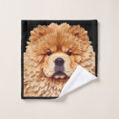 PAPIER MIRAGE Red Chow (Gant de toilette)