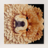 PAPIER MIRAGE Red Chow Legpuzzel (Horizontaal)