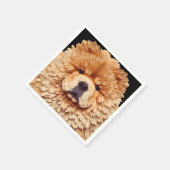 PAPIER MIRAGE Red Chow Servet (Hoek)