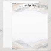 Papier Misty Hills Stationery Paper (Devant / Derrière)