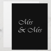 Papier Mme & Mme (Devant / Derrière)
