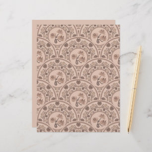 Papier Mocha Rococo Revival Mandala Scallop Scrapbook