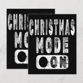 Papier Mode Noël activé - Fun Christmas Holiday (Devant / Derrière)