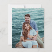 Papier Modern Black and White Chic Budget Wedding Invite (Dos)