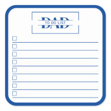 Papier Modern Blauw Monogram 7,62 cm Takenlijst