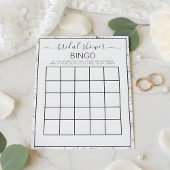Papier Modern Botanical Bridal Shower Bingo Game