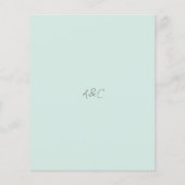 Papier Modern Sage Elegant Script Wedding Invitation (Dos)