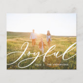 Papier Moderne feuillage minimal 1 script photo élégant (Devant)