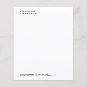 Papier Moderne minimaliste simple entreprise
