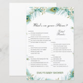 Papier Modifier ce qui est sur votre jeu de Baby shower d (Devant / Derrière)