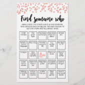 Papier Modifier Trouver Quelqu'Un Qui Joue Bingo jeu (Devant)