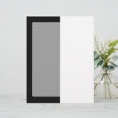 Papier Moitié Noir Et Moitié Blanc (Debout devant)