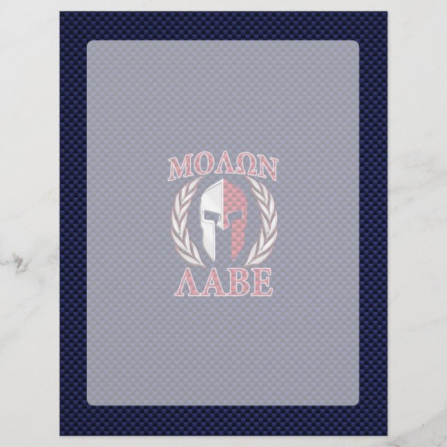 Papier Molon Labe Spartan (Devant)