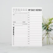 Papier Mon agenda quotidien (Debout devant)