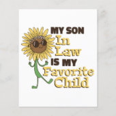 Papier Mon Fils En Droit Est Ma Famille D'Enfants Préféré (Dos)