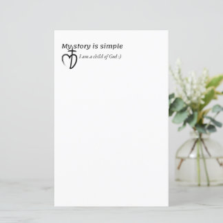 Papier Mon histoire est simple