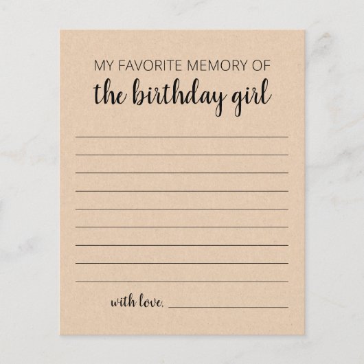 Papier Mon Meilleur Souvenir De La Fille Du Jour De L'An (Devant)