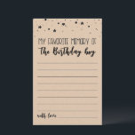 Papier Mon souvenir favori du jeu de fête des garçons d'a<br><div class="desc">Achetez ce jeu et profitez de la haute qualité Mon souvenir favori de l'Anniversaire garçon Jeu pour votre événement! Conception papier Kraft.</div>