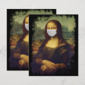 Papier Mona Lisa avec masque (Devant / Derrière)