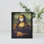 Papier Mona Lisa avec masque (Debout devant)
