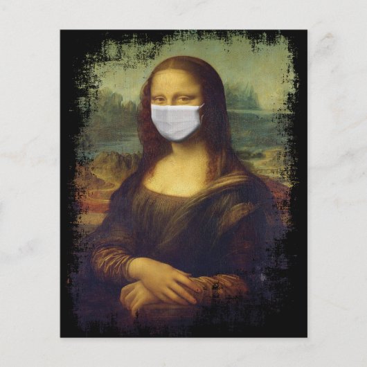 Papier Mona Lisa avec masque (Devant)
