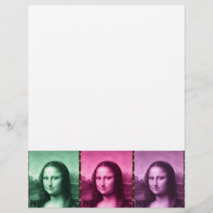 Papier Mona Lisa Imprimé Animal Vert Rose Violet