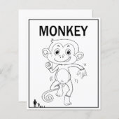 PAPIER MONKEY ESCALADE-BRANCHE (Devant / Derrière)