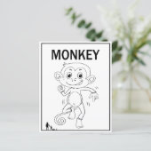 PAPIER MONKEY ESCALADE-BRANCHE (Debout devant)