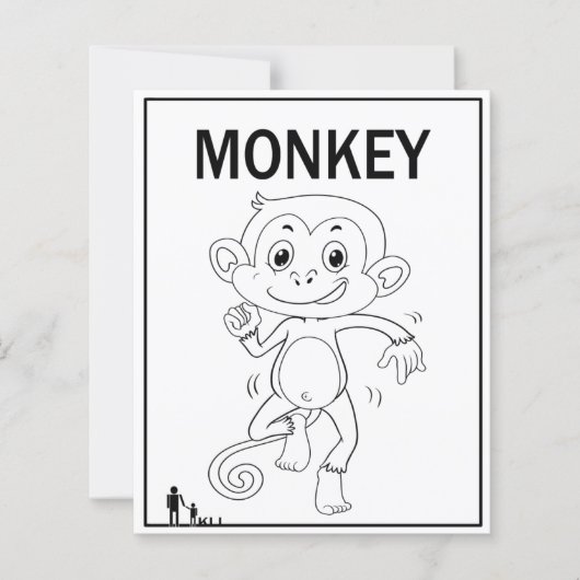 PAPIER MONKEY ESCALADE-BRANCHE (Devant)