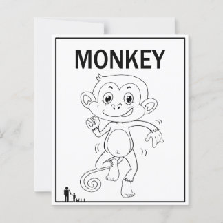 PAPIER MONKEY ESCALADE-BRANCHE