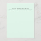 Papier Monnaie BAS COÛT Simple écriture minima Mariage (Dos)