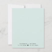 Papier Monnaie d'accueil de mariage du budget Enregistrer (Dos)