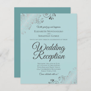 Papier Monnaie et Turquoise dentelle BUDGET Mariage Invit
