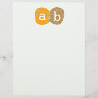 Papier monogramme