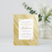 Papier Monogramme bat mitzvah Budget Gold Parties scintil (Debout devant)