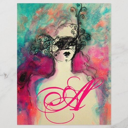 PAPIER MONOGRAMME DE CHARME (Devant)