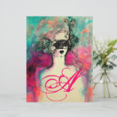 PAPIER MONOGRAMME DE CHARME (Debout devant)