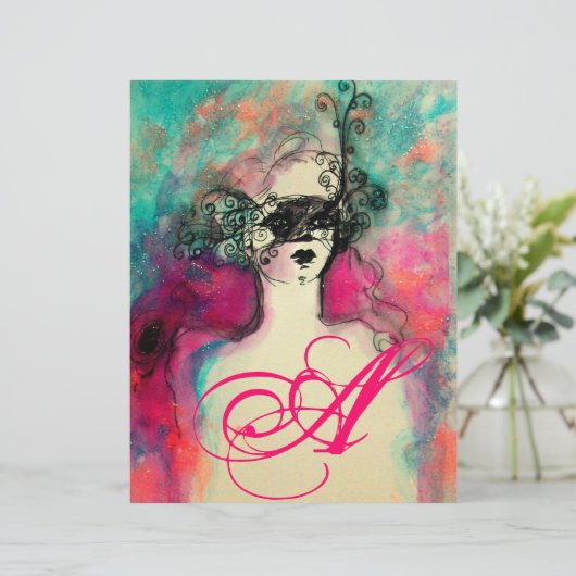 PAPIER MONOGRAMME DE CHARME (Debout devant)