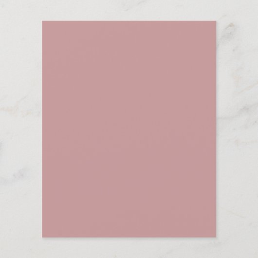 Papier Monogramme Dusty Rose rose Faire-part de mariage b (Dos)