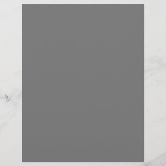 Papier Monogramme gris foncé simple Élégant scénario de m (Dos)