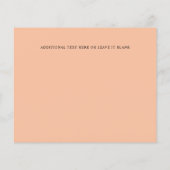 Papier Monogramme Jaune Floral Photo Mariage ENREGISTRER  (Dos)