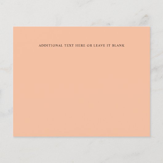 Papier Monogramme Jaune Floral Photo Mariage ENREGISTRER  (Dos)