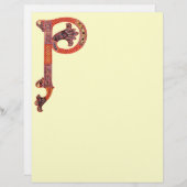 PAPIER MONOGRAMME P CELTIQUE (Devant / Derrière)